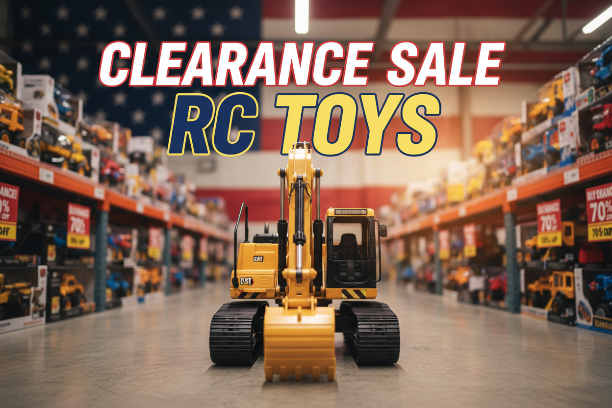 Clearance RC Toys Shopping Tips: How to Find High-Quality Discount RC Excavators in US Warehouse