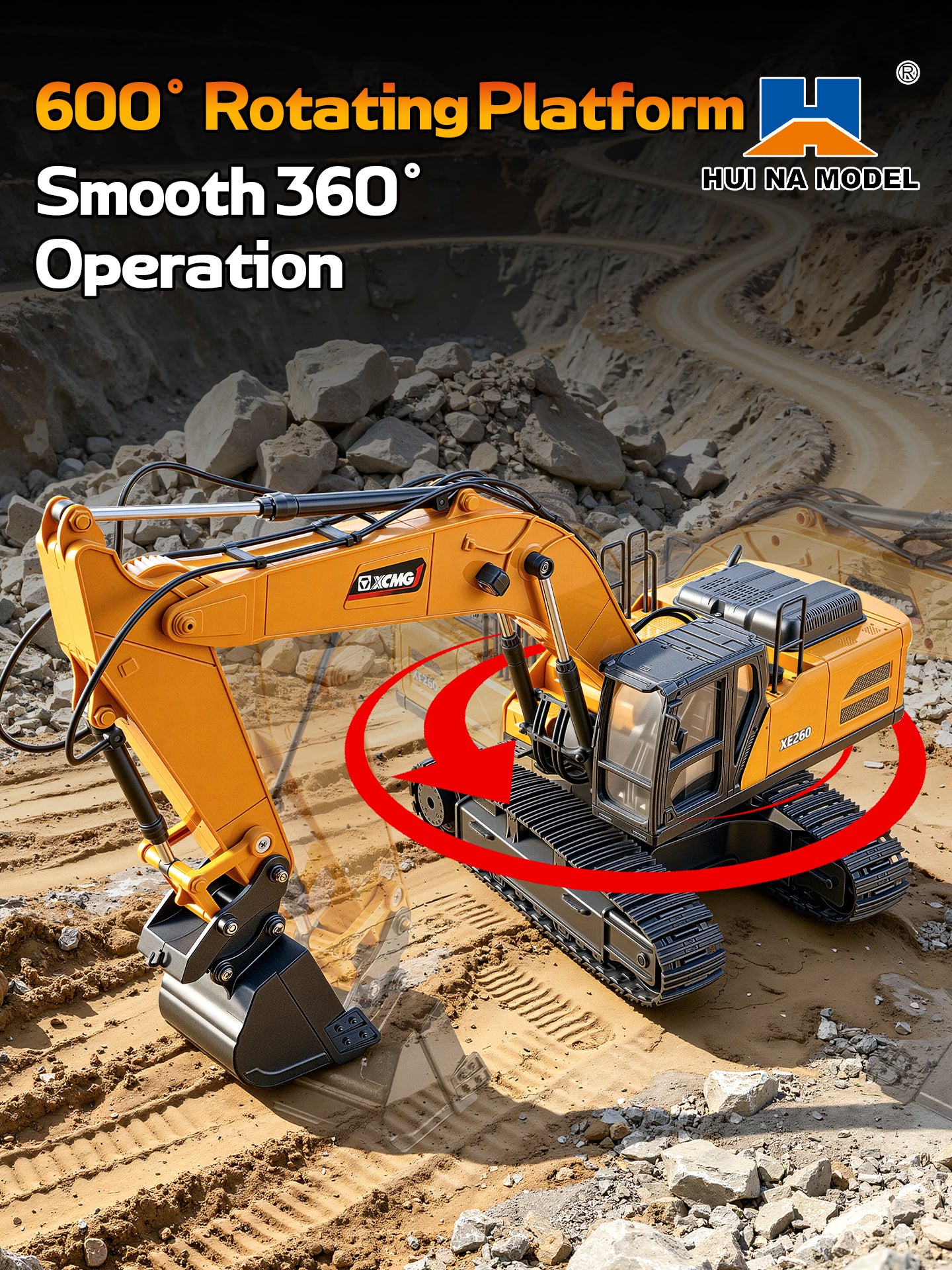 Huina XE1260 1:24 Excavator