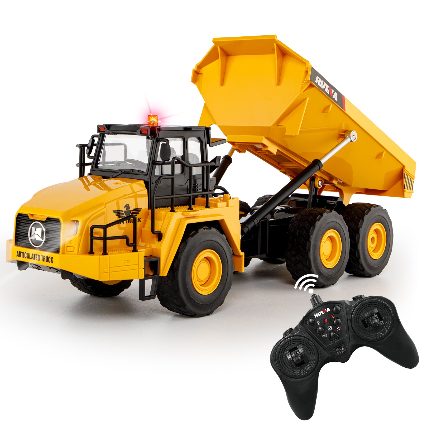 Huina 1553 1 16 Remote Control Dump Truck Toy