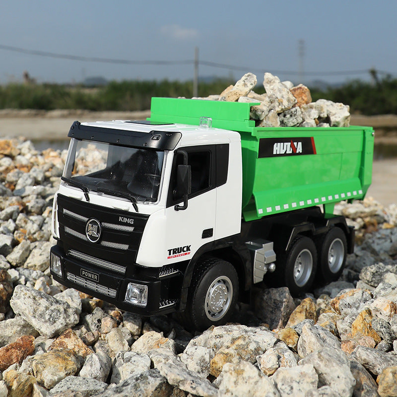 Huina 1556 1:18 9-channel Remote Control Dump Truck Tipper ( 2025 MODEL )