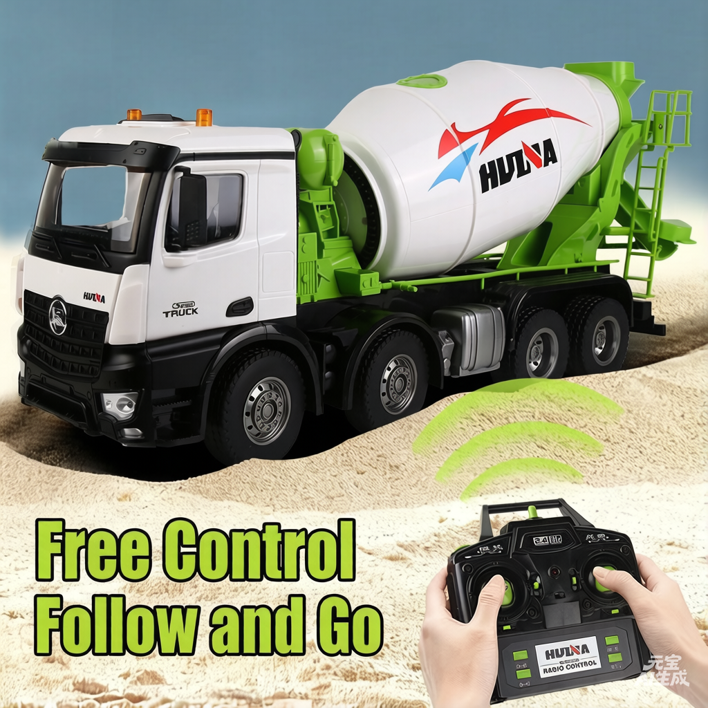 Huina 1537 1:14 Remote Control Mixer Truck