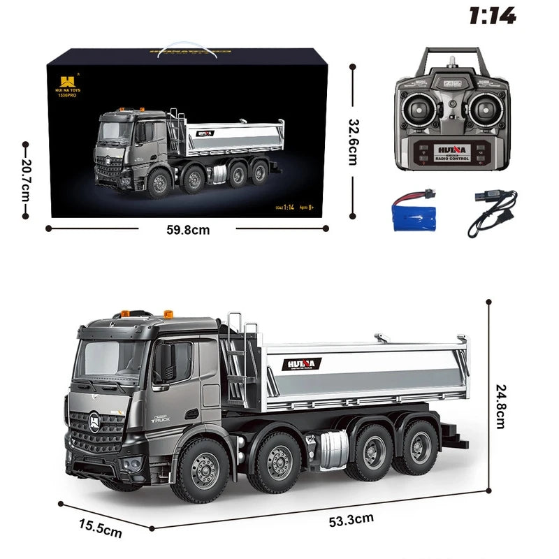 HUINA 1536 PRO 1:14 DUMP TRUCK (2025 MODEL)