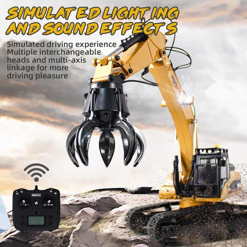 Huina 1580 1:14 All Metal Remote Control Excavator V4 (2025 Model)