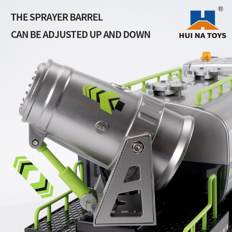 Huina 1316 1:18 Semi-Alloy Remote Controlled Fog Cannon Truck Toy( 2025 MODEL )