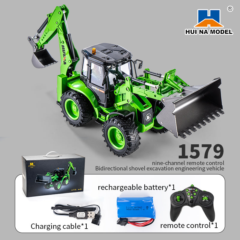 Huina 1579 1:14 RC Backhoe Loader (2025 MODEL)