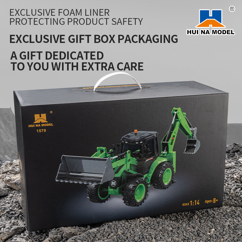 Huina 1579 1:14 RC Backhoe Loader (2025 MODEL)