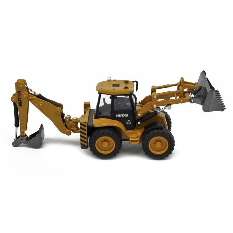 Huina 1704 1:50 Alloy backhoe loader