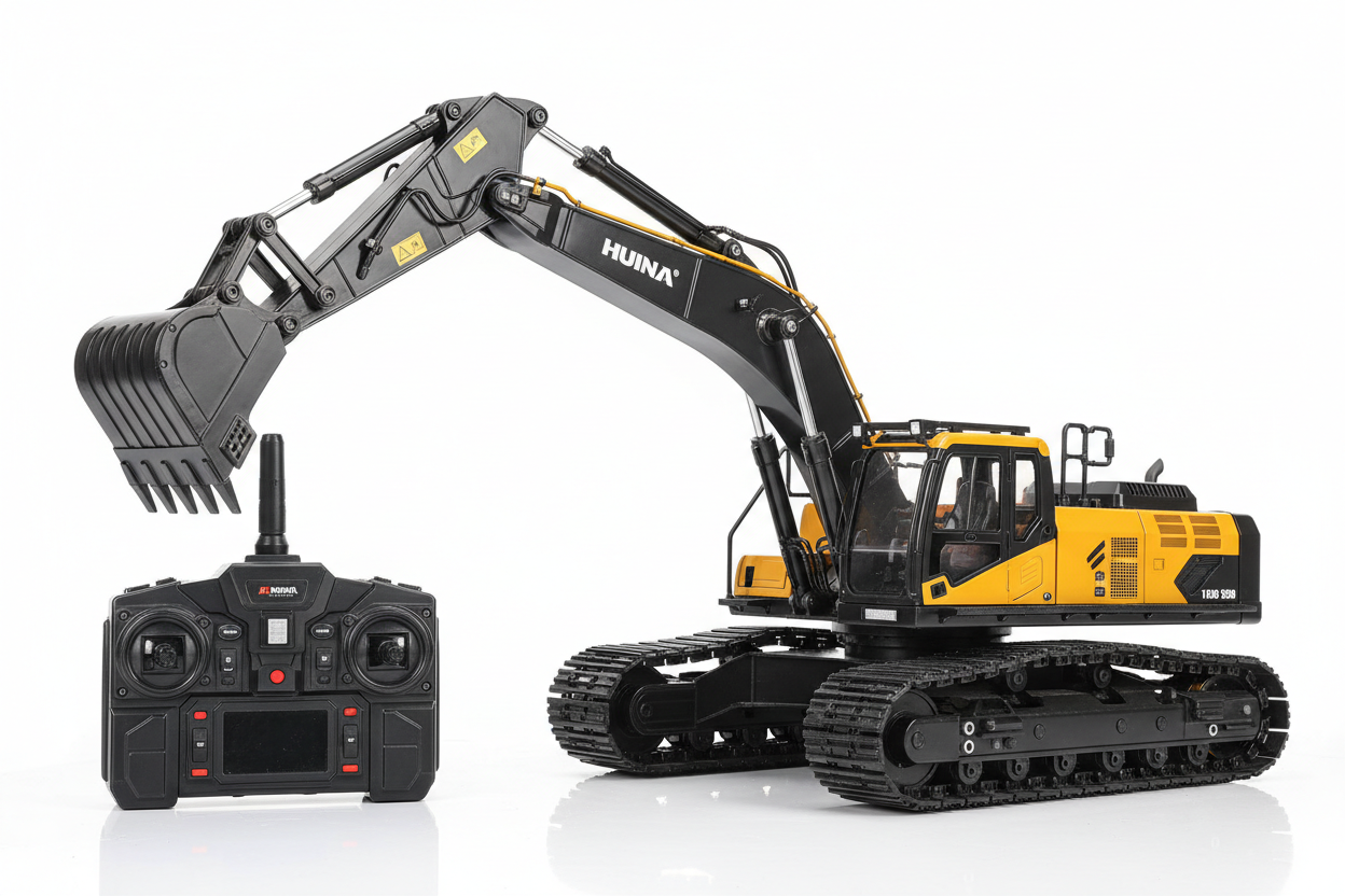 Huina 1580 V4 2025 Model: The All-Metal RC Excavator Taking Hobbyists