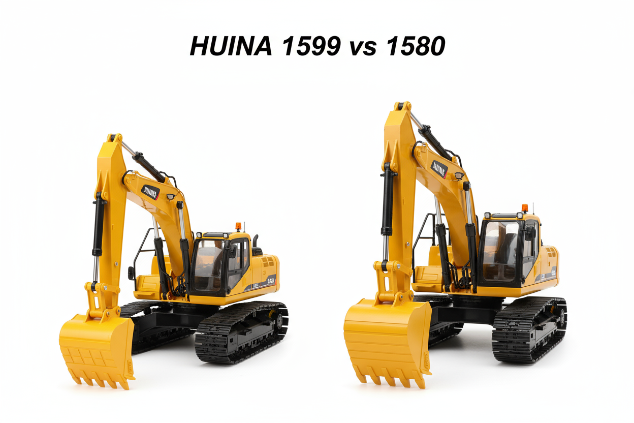 Huina 1599 vs 1580: The Ultimate Comparison Guide for Your Next RC Excavator