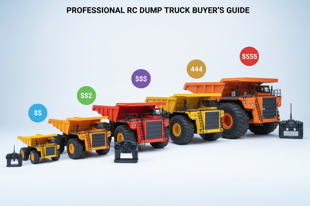 RC Dump Trucks: How Much Do They Cost? A Buyer’s Guide to Sizes, Brands & Budgets