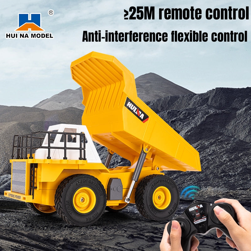 HUINA 1515 1:24 Remote Control Dump Truck + Bulldozer