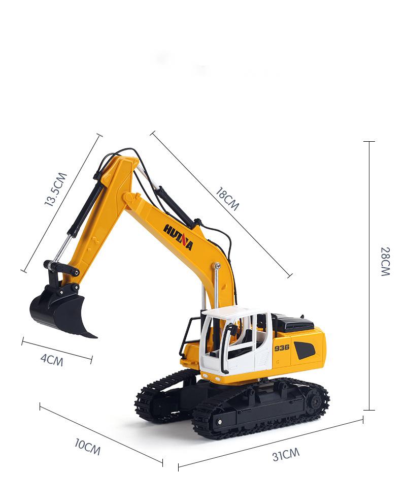 Huina 1516 1:24 Remote Control Excavator Toy