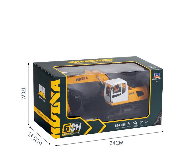 Huina 1516 1:24 Remote Control Excavator Toy