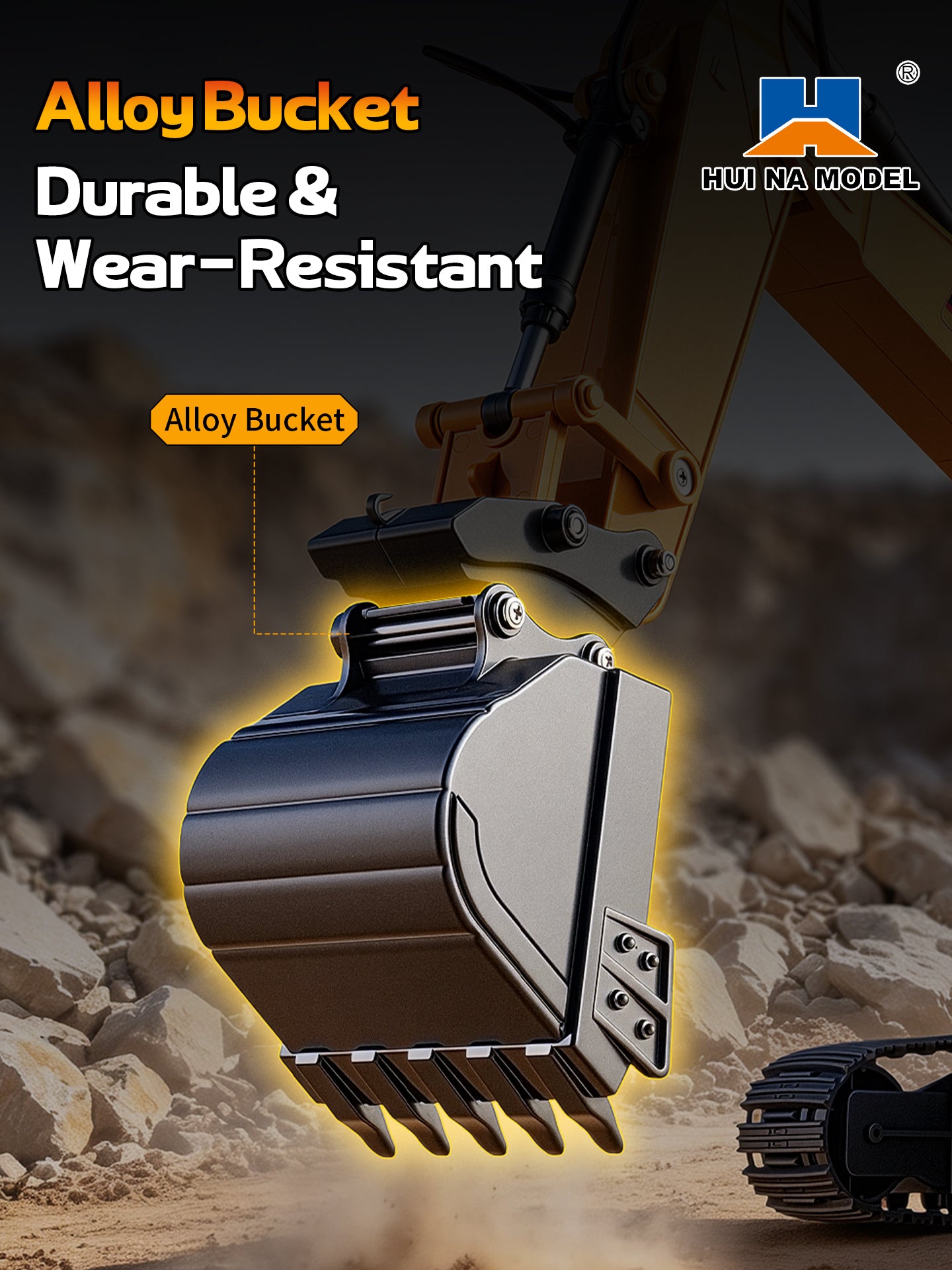 Huina XE1260 1:24  Excavator