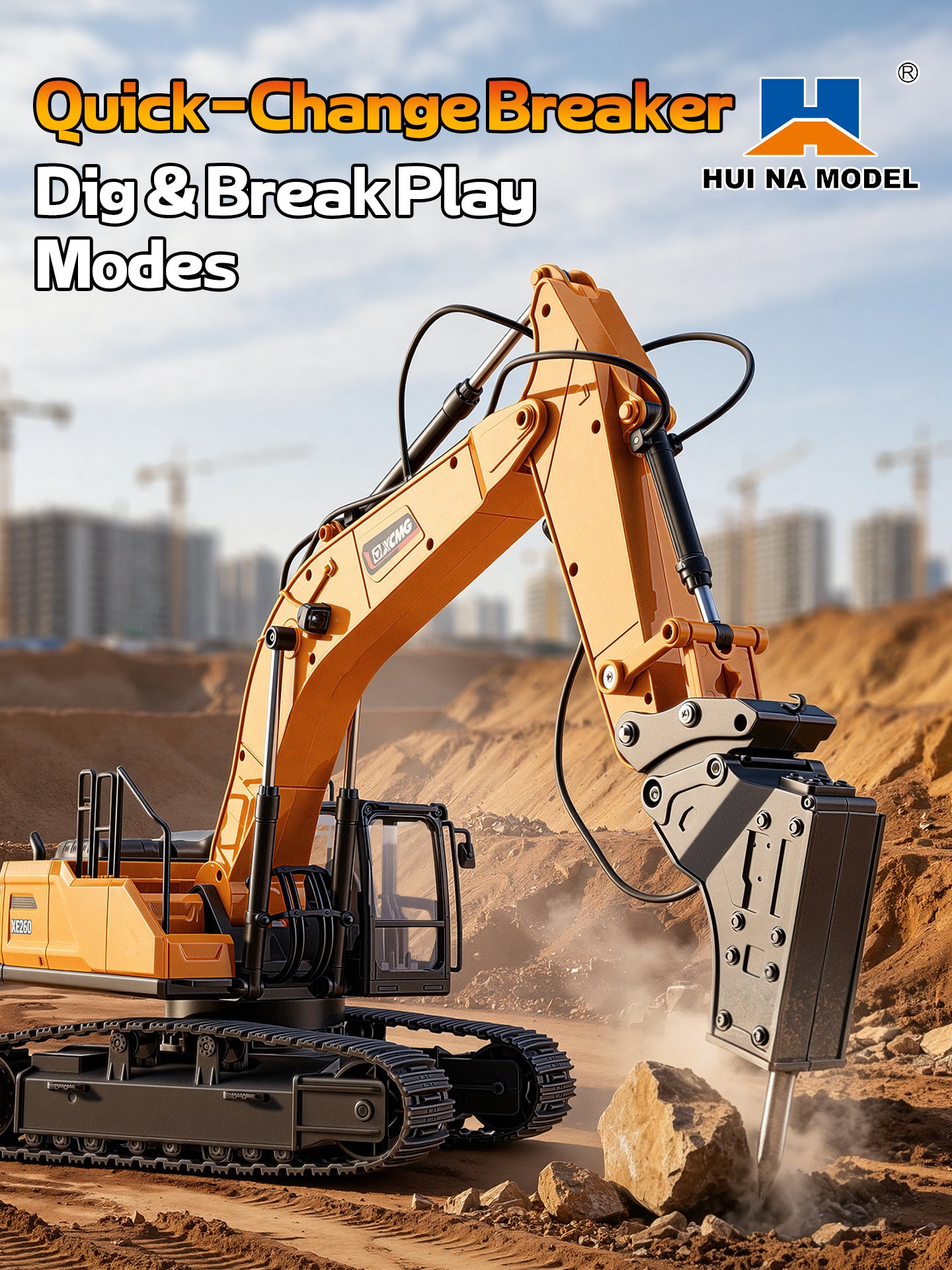 Huina XE1260 1:24  Excavator