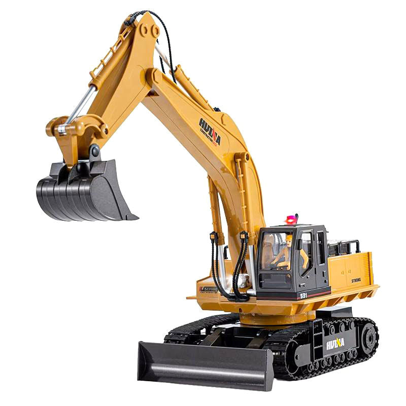 Huina 1531 RC Excavator Trucks 11CH 1:16 Alloy Remote Control Engineering Digger