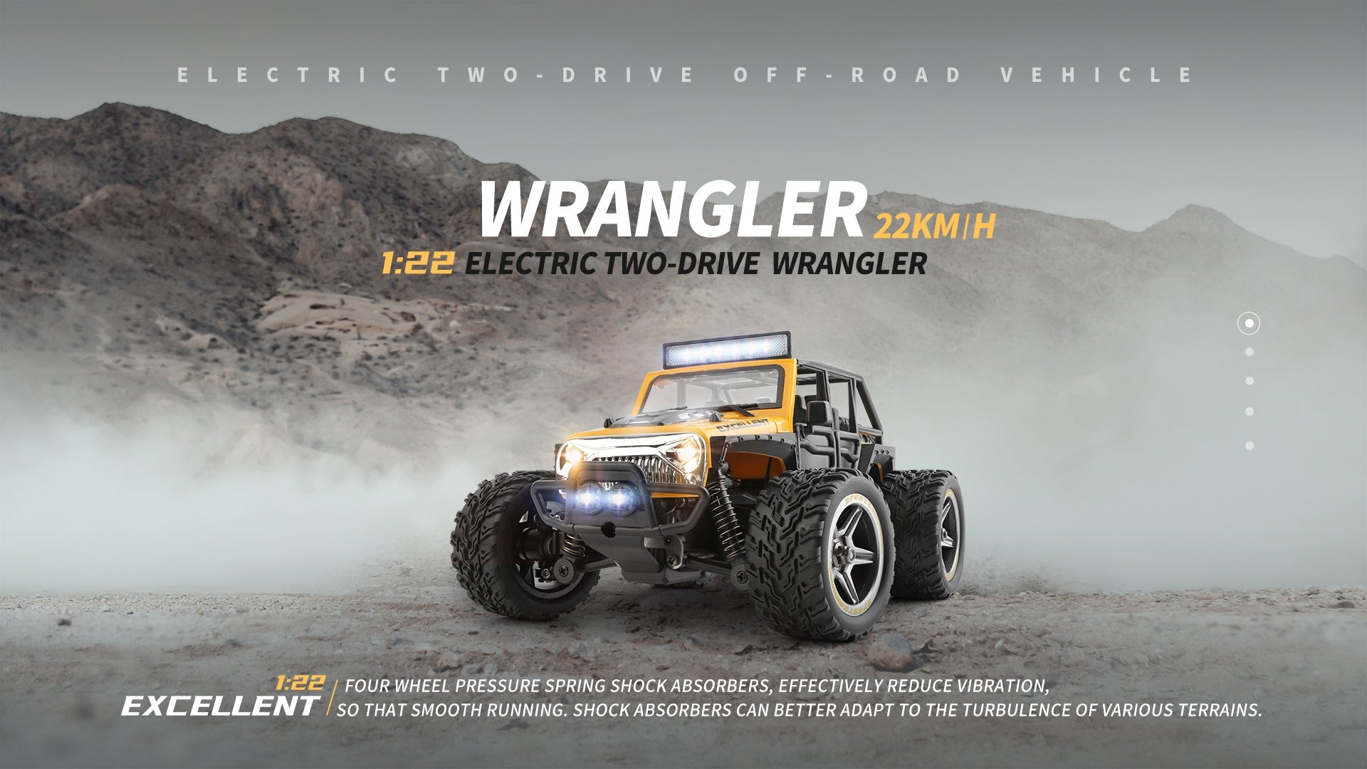 Remote Control 1:22 Electric Wrangler Toy