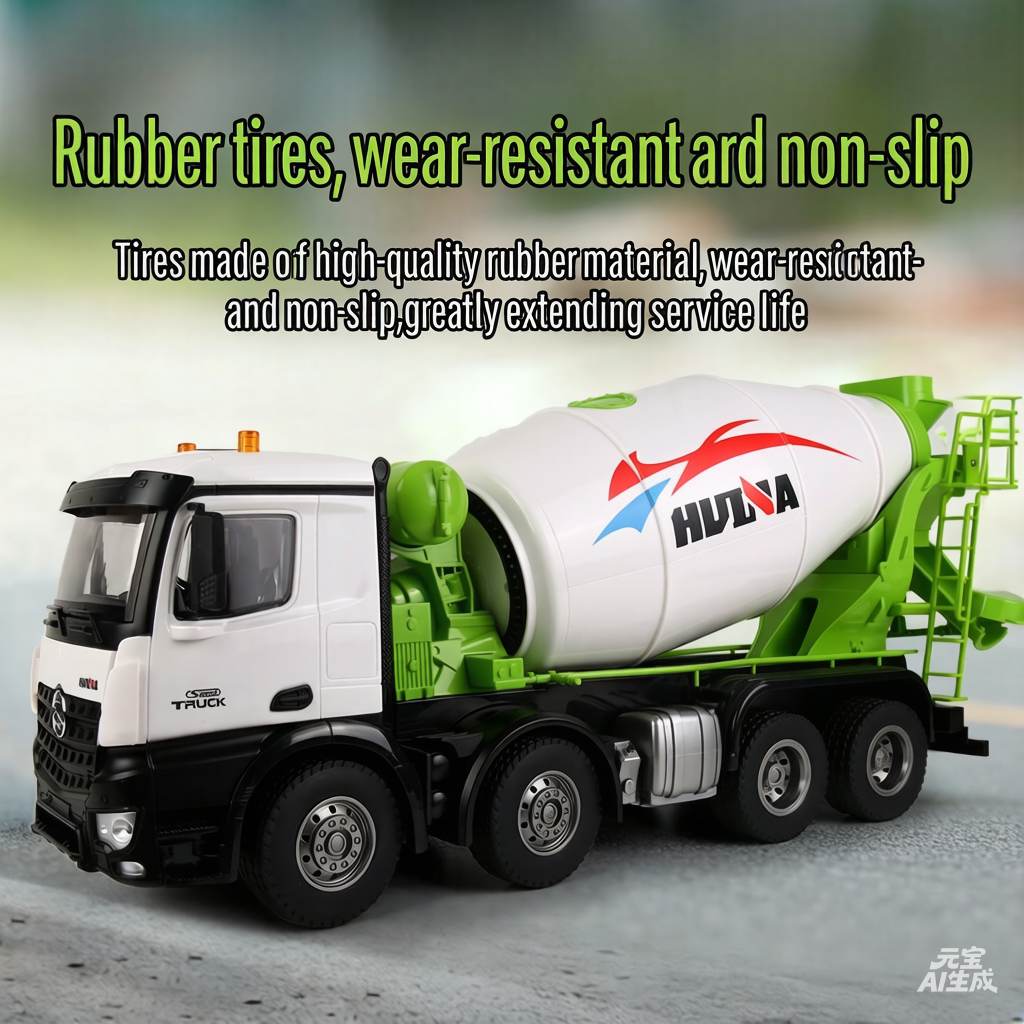 Huina 1537 1:14 Remote Control Mixer Truck