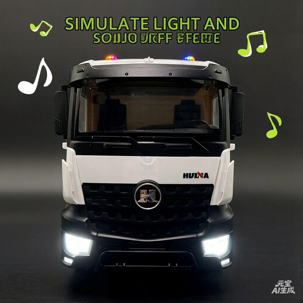 Huina 1537 1:14 Remote Control Mixer Truck
