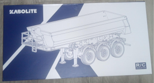 Kabolite 1:14 Scale K770S-102 Alloy RC Dump Trailer, Hydraulic Tipping Tractor Trailer for RC Truck & Tractor Models