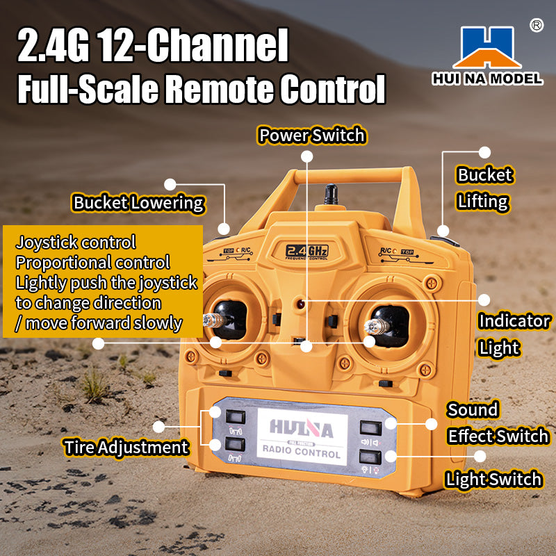 HUINA 1536 1:14 DUMP TRUCK (2025 MODEL)