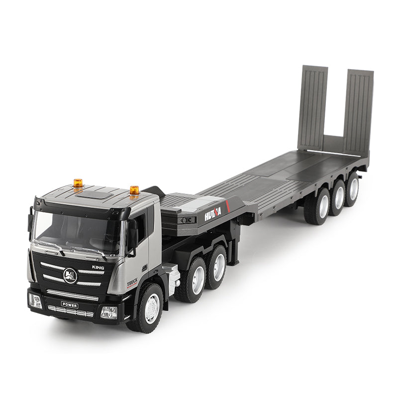 Huina 1318 1:24 Semi-alloy Remote Control Flatbed Trailer Toy (2025 MODEL)