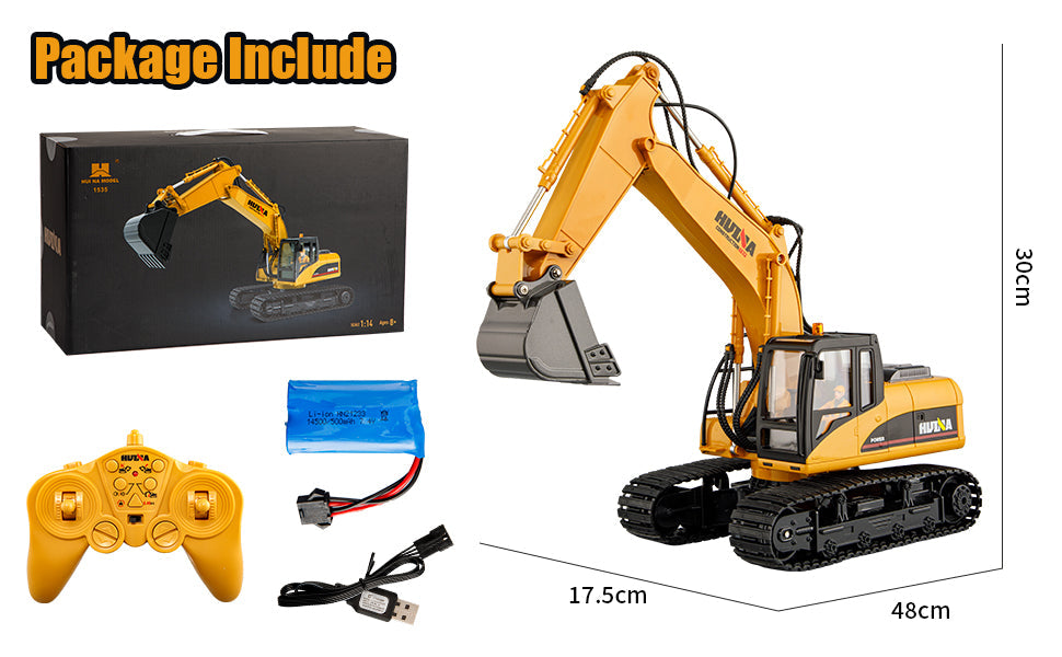 Huina 1535-1 1:14 RC Excavator (2025 MODEL)