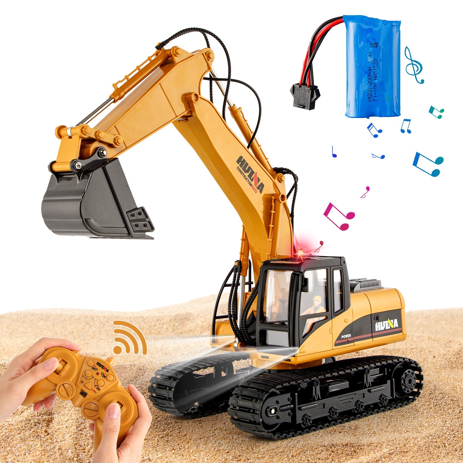 Huina 1535-1 1:14 RC Excavator (2025 MODEL)