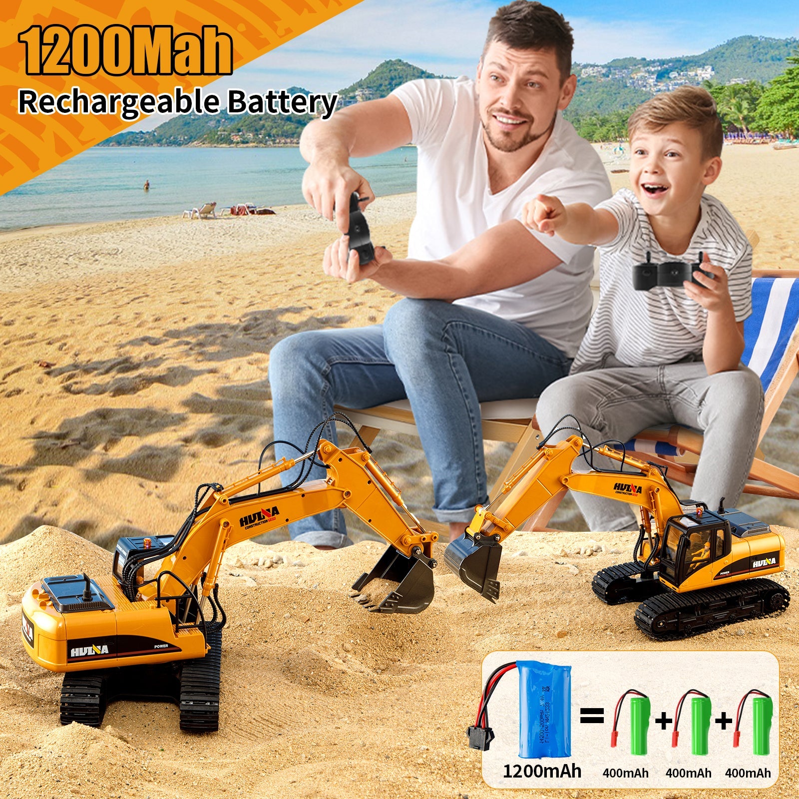 Huina 1535-1 1:14 RC Excavator (2025 MODEL)