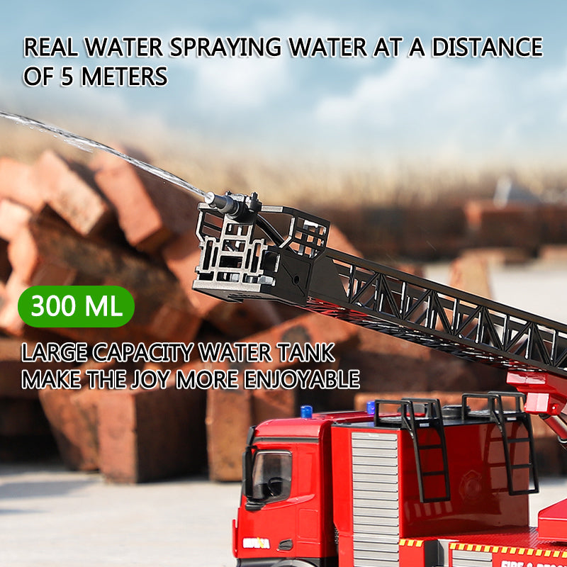 Huina 1561 1:14 Rc Simulation Fire Truck (2025 MODEL)