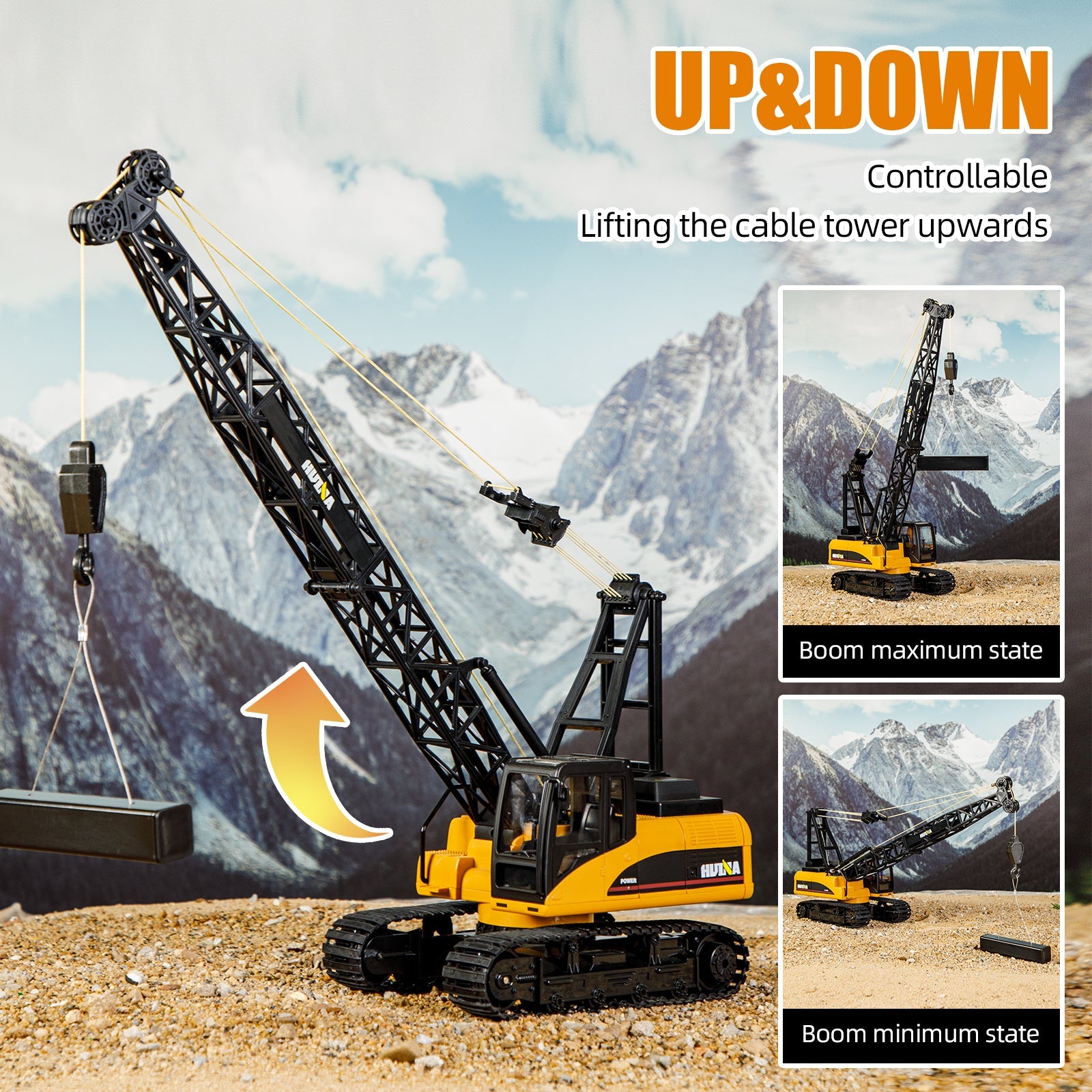 Huina 1572 1:14 RC Crane (2025 MODEL)