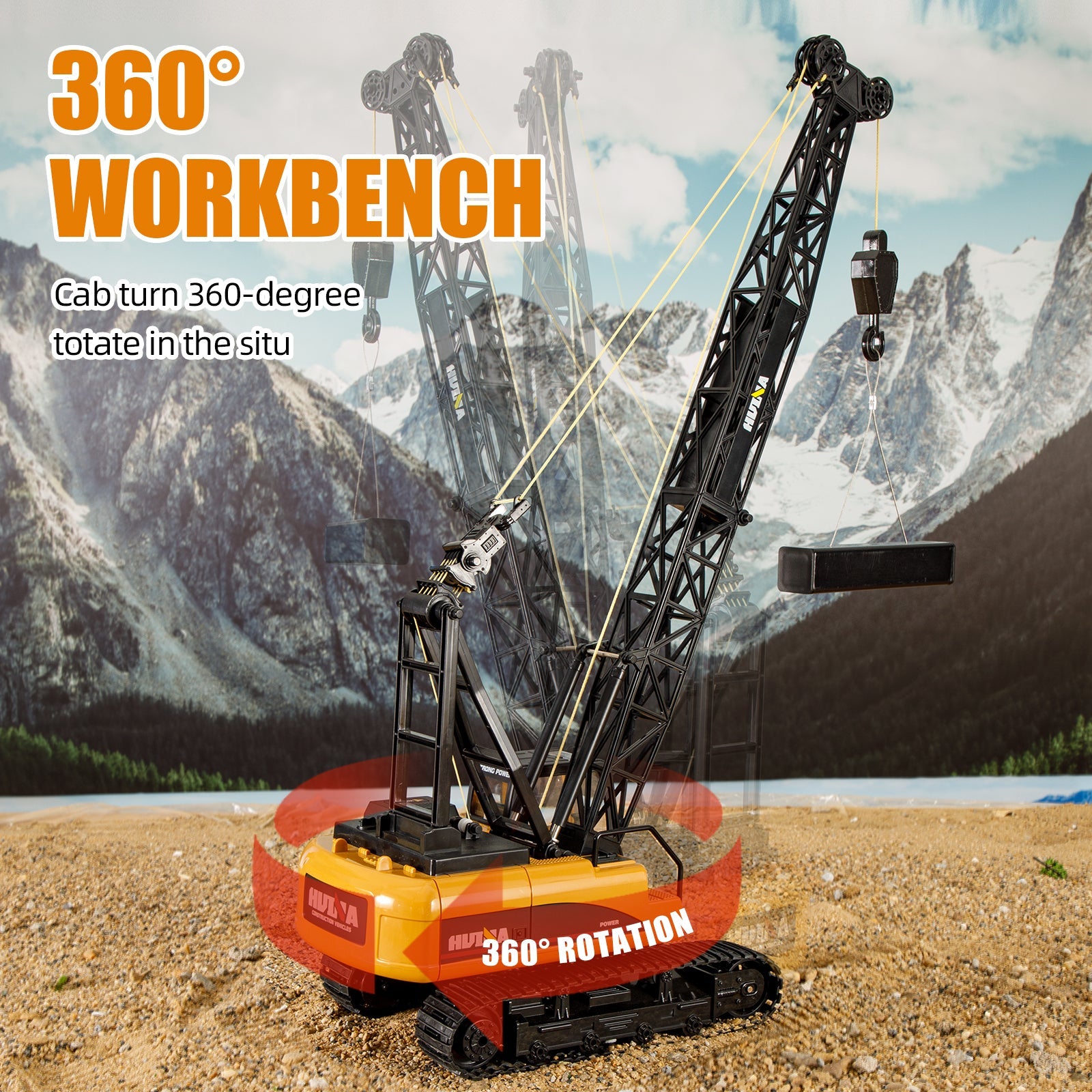 Huina 1572 1:14 RC Crane (2025 MODEL)