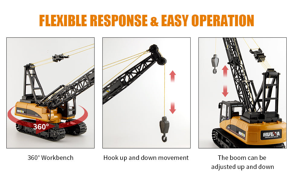 Huina 1572 1:14 RC Crane (2025 MODEL)