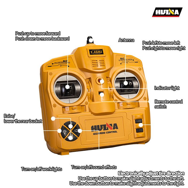 Huina 1573 1:14 RC Dumping Engineering Truck (2025 MODEL)