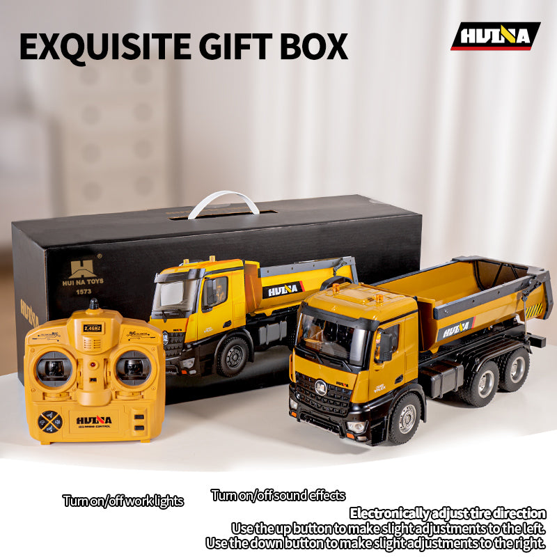 Huina 1573 1:14 RC Dumping Engineering Truck (2025 MODEL)