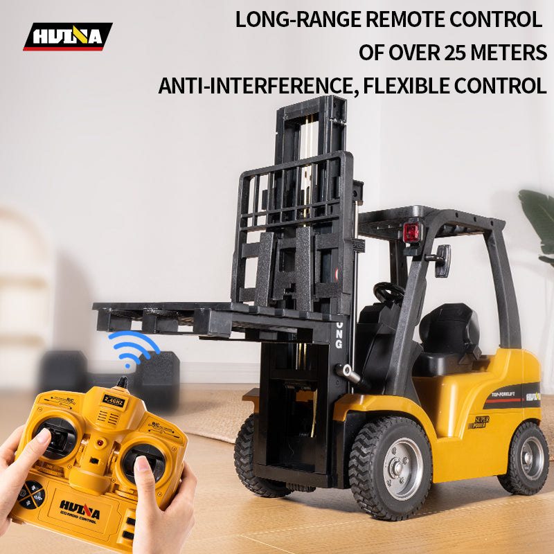 Huina 1577 1:10 Semi-alloy Remote Control Forklift Toy