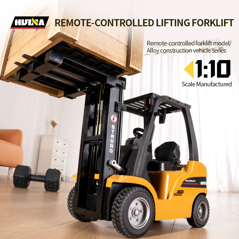Huina 1577 1:10 Semi-alloy Remote Control Forklift Toy