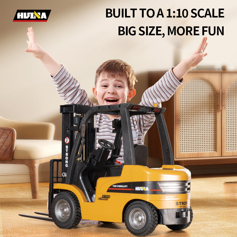 Huina 1577 1:10 Semi-alloy Remote Control Forklift Toy