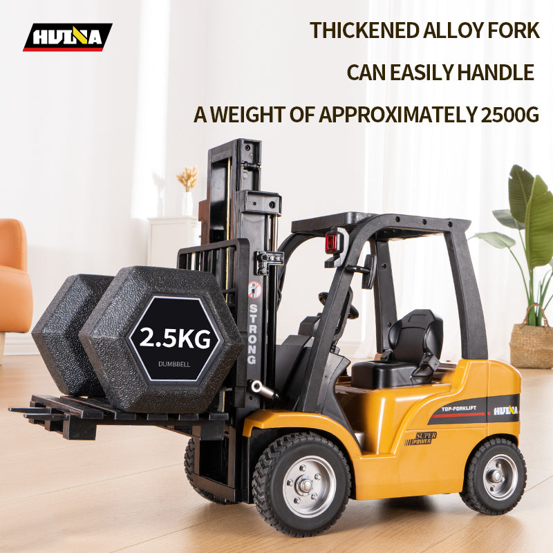 Huina 1577 1:10 Semi-alloy Remote Control Forklift Toy