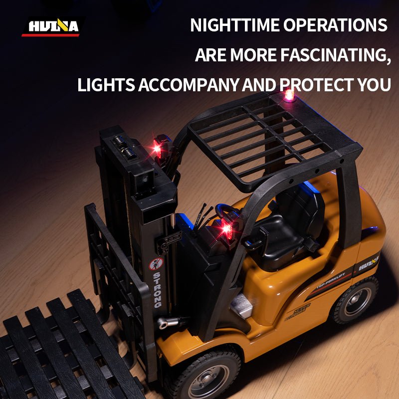 Huina 1577 1:10 Semi-alloy Remote Control Forklift Toy