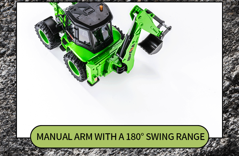 Huina 1579 1:14 RC Backhoe Loader (2025 MODEL)