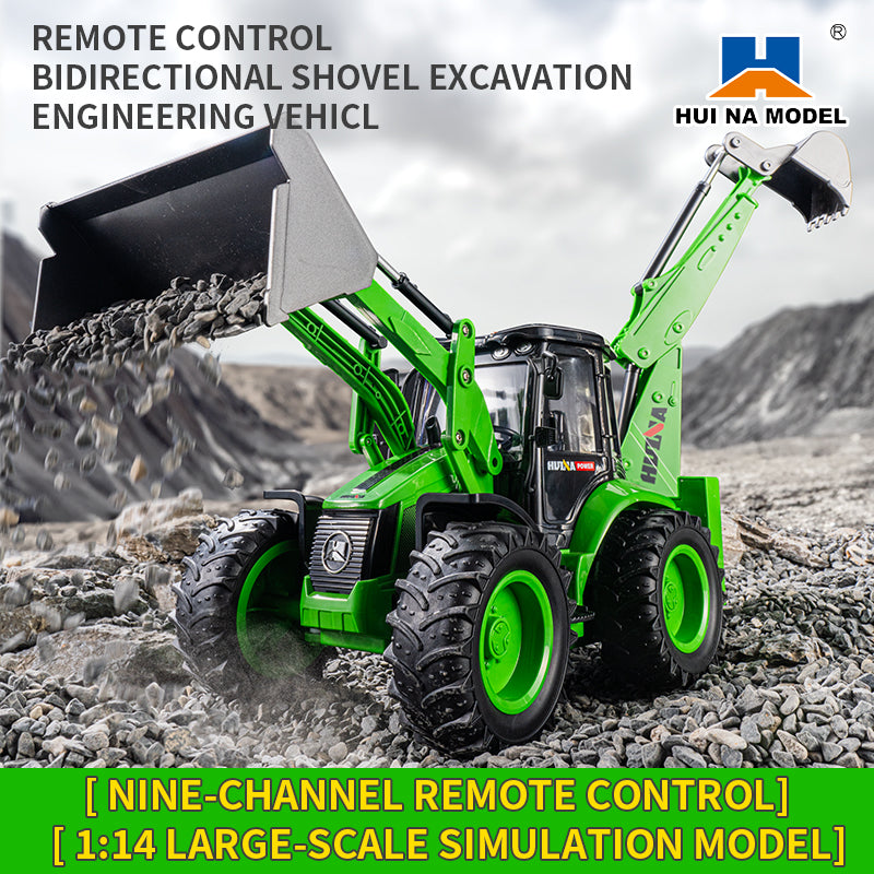 Huina 1579 1:14 RC Backhoe Loader (2025 MODEL)