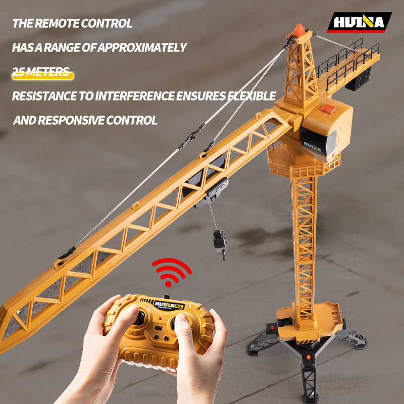 Huina 1585 1:14 Semi-alloy Remote Control Tower Crane Model Toy (2025 MODEL)
