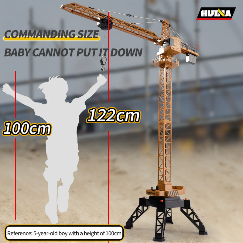Huina 1585 1:14 Semi-alloy Remote Control Tower Crane Model Toy (2025 MODEL)