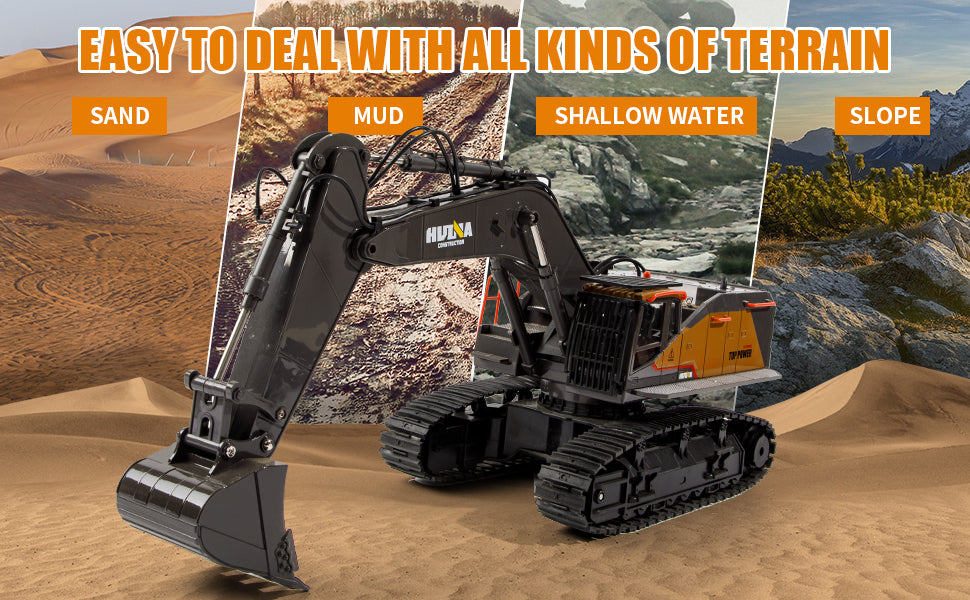 Huina 1592 1:14 Remote Control Excavator (2025 MODEL)