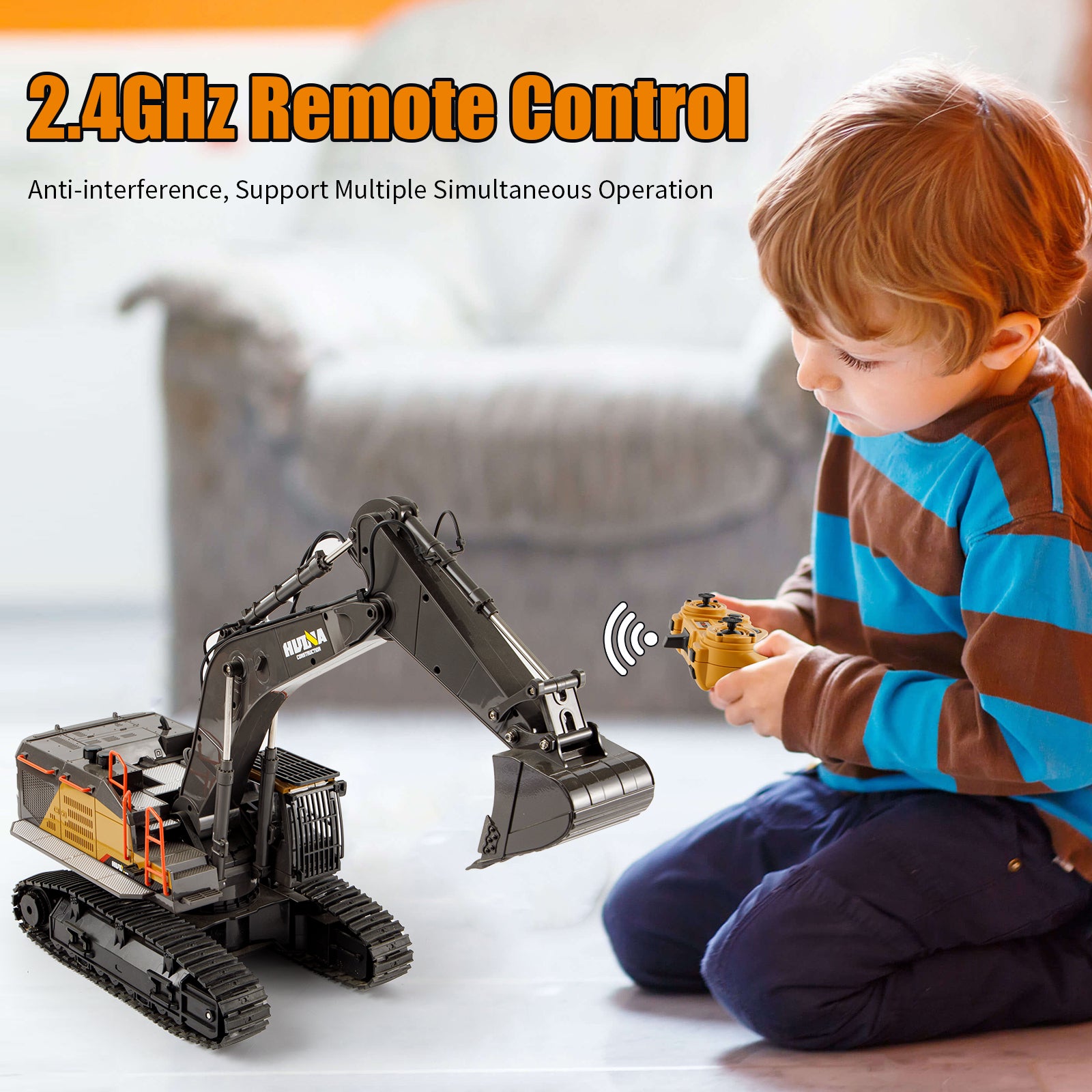 Huina 1592 1:14 Remote Control Excavator (2025 MODEL)