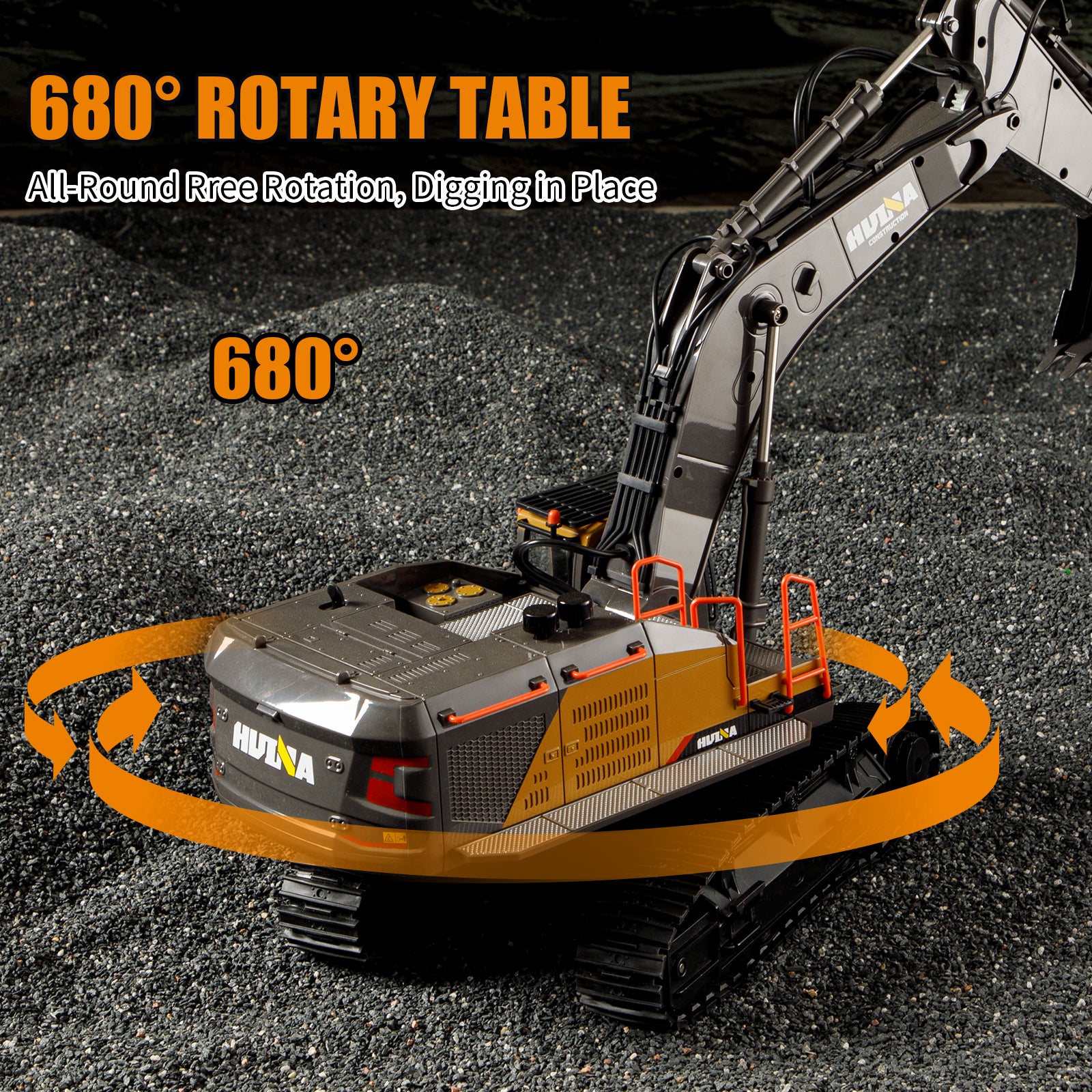 Huina 1592 1:14 Remote Control Excavator (2025 MODEL)