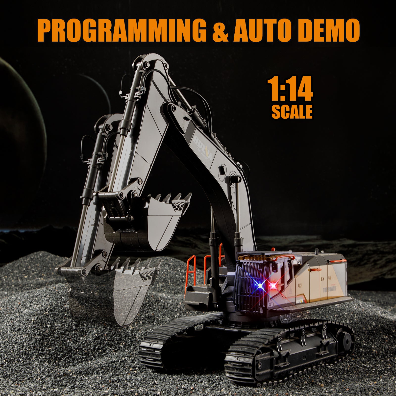 Huina 1592 1:14 Remote Control Excavator (2025 MODEL)