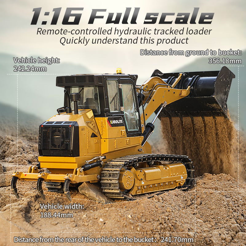 Kabolite K963 RC Hydraulic Crawler Loader (2025 Model)