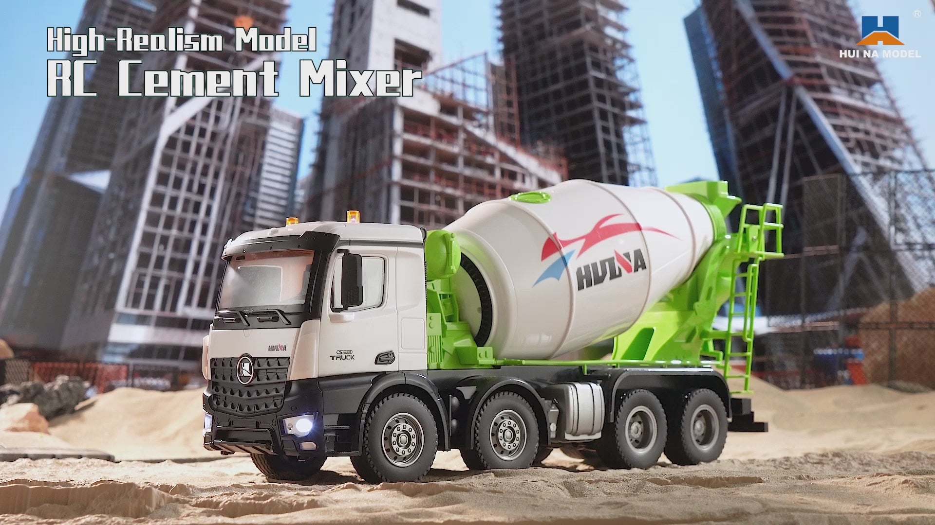 Huina 1537 1:14 Remote Control Mixer Truck
